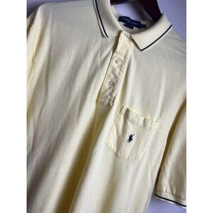 Polo Ralph Lauren‎ Shirt Golf Polo Mens Extra Large Yellow Short Sleeve Classic